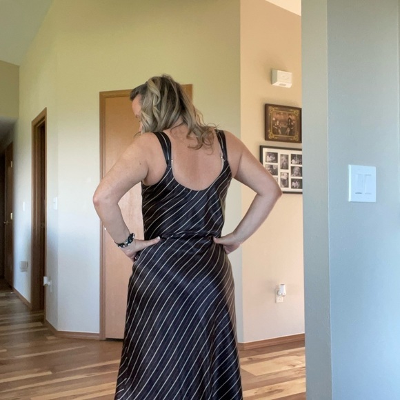 Vintage Satin Slip Dress Large - Picture 8 of 8